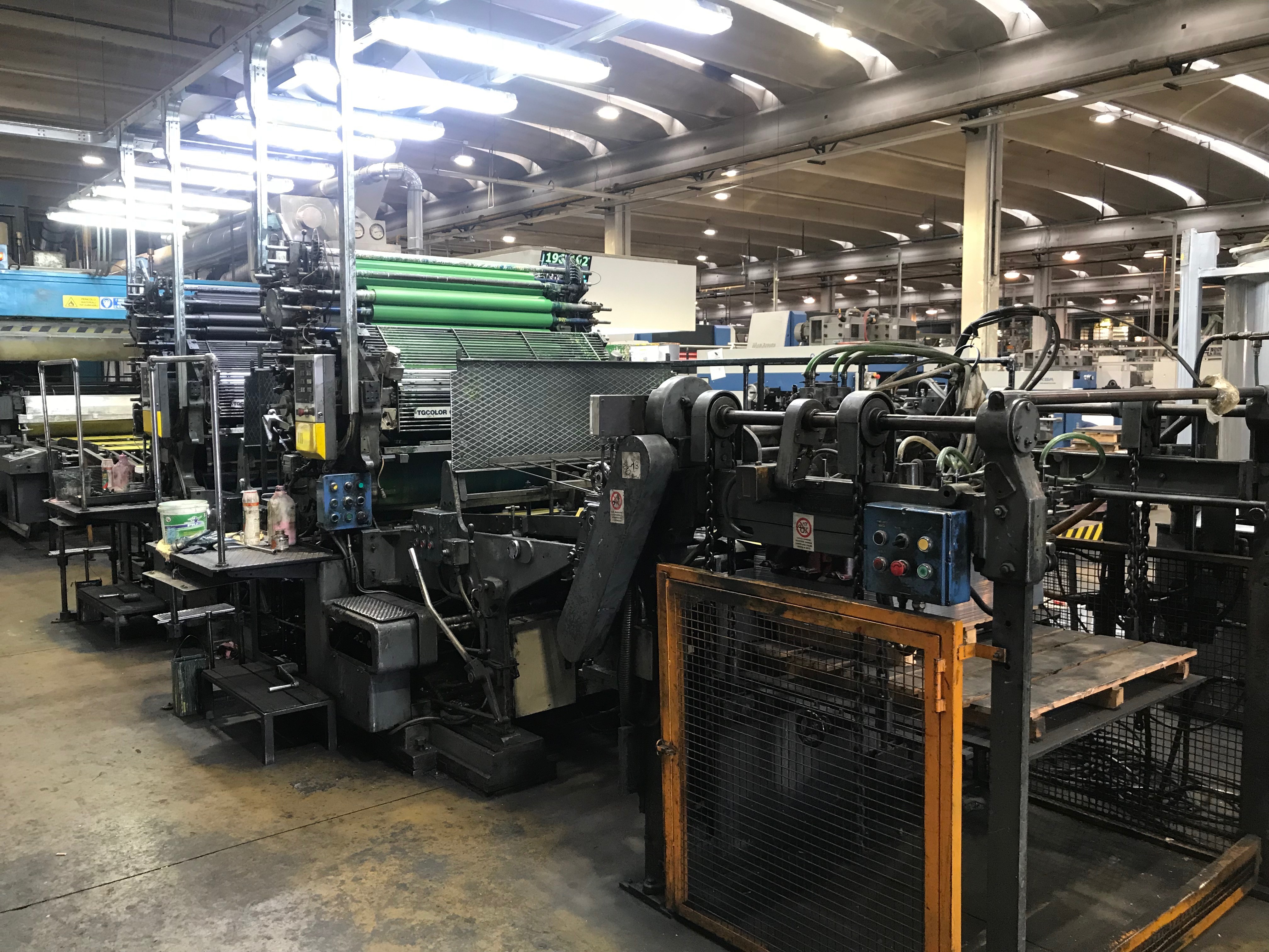 SOLD! PRINTING LINE 2 COLORS BRAND CRABTREE VICKERS