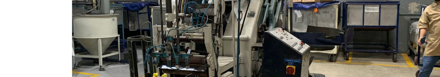 Sheet press brand SACMI mod. PTC-110 for the production of crown corks
