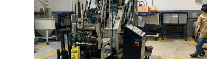 Sheet press brand SACMI mod. PTC-110 for the production of crown corks