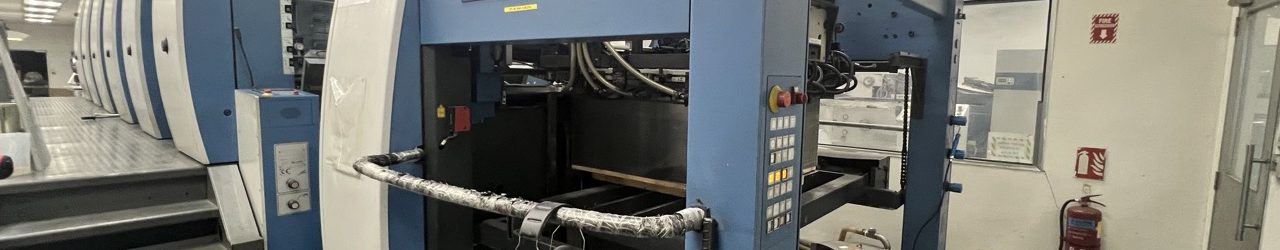 Printing Line 6 colors brand KBA Metalprint mod. MetalStar PR with UV Dryer brand IST