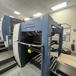 Printing Line 6 colors brand KBA Metalprint mod. MetalStar PR with UV Dryer brand IST