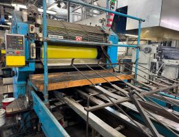 Printing Line 2 Colour brand Mailänder mod. 122 with in-line coater machine mod. 460